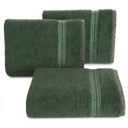 Ręcznik 50x90 Filon 07 zielony ciemny 530g/m2 Eurofirany