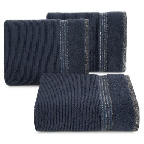 Ręcznik 50x90 Filon 09 granatowy 530g/m2 Eurofirany Ręcznik 50x90 Filon 09 granatowy 530g/m2 Eurofirany