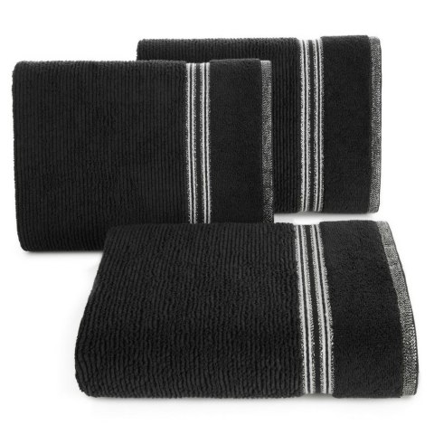 Ręcznik 50x90 Filon 11 czarny 530g/m2 Eurofirany Ręcznik 50x90 Filon 11 czarny 530g/m2 Eurofirany