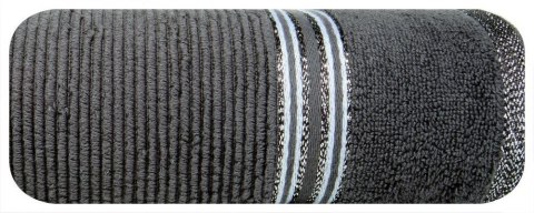 Ręcznik 70x140 Filon 04 stalowy 530g/m2 Eurofirany