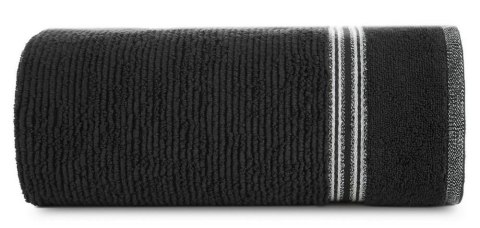 Ręcznik 70x140 Filon 11 czarny 530g/m2 Eurofirany