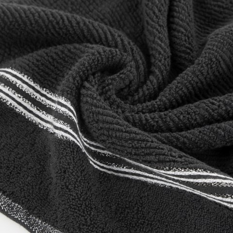 Ręcznik 70x140 Filon 11 czarny 530g/m2 Eurofirany Ręcznik 70x140 Filon 11 czarny 530g/m2 Eurofirany