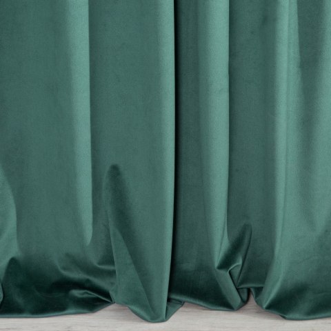 Zasłona 140x270 Aurora turkusowa ciemna cekiny welurowa gotowa na taśmie Eurofirany Zasłona 140x270 Aurora turkusowa ciemna cekiny welurowa gotowa na taśmie Eurofirany