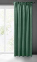 Zasłona 140x270 Sibel miętowa ciemna welurowa gotowa na taśmie Pierre Cardin