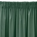 Zasłona 140x270 Sibel miętowa ciemna welurowa gotowa na taśmie Pierre Cardin
