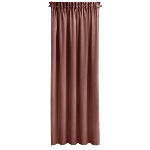 Zasłona 140x270 Sibel różowa ciemna welurowa gotowa na taśmie Pierre Cardin Zasłona 140x270 Sibel różowa ciemna welurowa gotowa na taśmie Pierre Cardin
