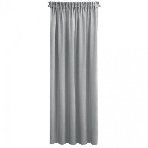 Zasłona 140x270 Sibel srebrna welurowa gotowa na taśmie Pierre Cardin Zasłona 140x270 Sibel srebrna welurowa gotowa na taśmie Pierre Cardin