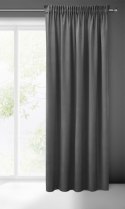 Zasłona 140x270 Sibel stalowa welurowa gotowa na taśmie Pierre Cardin Zasłona 140x270 Sibel stalowa welurowa gotowa na taśmie Pierre Cardin