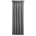 Zasłona 140x270 Sibel stalowa welurowa gotowa na taśmie Pierre Cardin Zasłona 140x270 Sibel stalowa welurowa gotowa na taśmie Pierre Cardin