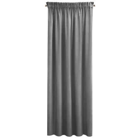Zasłona 140x270 Sibel stalowa welurowa gotowa na taśmie Pierre Cardin Zasłona 140x270 Sibel stalowa welurowa gotowa na taśmie Pierre Cardin