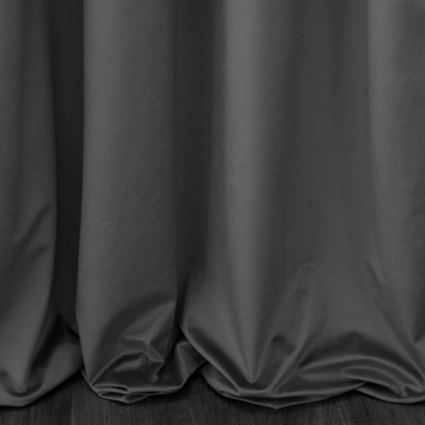 Zasłona 140x270 Sibel stalowa welurowa gotowa na taśmie Pierre Cardin Zasłona 140x270 Sibel stalowa welurowa gotowa na taśmie Pierre Cardin