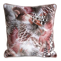 Poszewka dekoracyjna 45x45 Velvet 15 piórka pudrowa welurowa Eurofirany