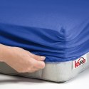 Prześcieradło jersey z gumką 160x220 szafirowe 029 grube 150g/m2 KARO Prześcieradło jersey z gumką 160x220 szafirowe 029 grube 150g/m2 KARO