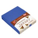 Prześcieradło jersey z gumką 80x200 szafirowe 029 grube 150g/m2 KARO Prześcieradło jersey z gumką 80x200 szafirowe 029 grube 150g/m2 KARO