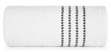 Ręcznik 30x50 Fiore biały 500g/m2 frotte ozdobiony bordiurą w postaci cienkich paseczków Eurofirany Ręcznik 30x50 Fiore biały 500g/m2 frotte ozdobiony bordiurą w postaci cienkich paseczków Eurofirany