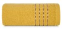 Ręcznik 30x50 Fiore musztardowy 500g/m2 frotte ozdobiony bordiurą w postaci cienkich paseczków Eurofirany Ręcznik 30x50 Fiore musztardowy 500g/m2 frotte ozdobiony bordiurą w postaci cienkich paseczków Eurofirany