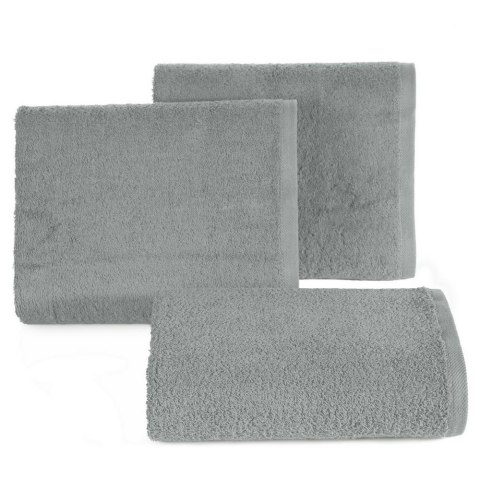 Ręcznik Gładki 2 50x100 stalowy 26 500g/m2 Eurofirany Ręcznik Gładki 2 50x100 stalowy 26 500g/m2 Eurofirany