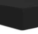Prześcieradło jersey elastan 220x200 z gumką czarne na wysoki materac 25 cm Luxury Prześcieradło jersey elastan 220x200 z gumką czarne na wysoki materac 25 cm Luxury