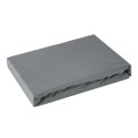 Prześcieradło jersey z gumką 180x200 stalowe na wysoki materac 30 cm 125 g/m2 Prześcieradło jersey z gumką 180x200 stalowe na wysoki materac 30 cm 125 g/m2