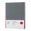 Prześcieradło jersey z gumką 180x200 stalowe na wysoki materac 30 cm 125 g/m2 Prześcieradło jersey z gumką 180x200 stalowe na wysoki materac 30 cm 125 g/m2
