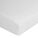 Prześcieradło jersey z gumką 220x200 białe na wysoki materac 30 cm 125 g/m2 Prześcieradło jersey z gumką 220x200 białe na wysoki materac 30 cm 125 g/m2