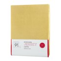 Prześcieradło jersey z gumką 220x200 musztardowe na wysoki materac 30 cm 125 g/m2 Prześcieradło jersey z gumką 220x200 musztardowe na wysoki materac 30 cm 125 g/m2