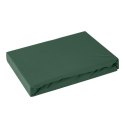 Prześcieradło jersey z gumką 240x220 zielone ciemne na wysoki materac 30 cm 125 g/m2