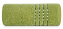 Ręcznik 50x90 Fiore oliwkowy 500g/m2 frotte ozdobiony bordiurą w postaci cienkich paseczków Eurofirany Ręcznik 50x90 Fiore oliwkowy 500g/m2 frotte ozdobiony bordiurą w postaci cienkich paseczków Eurofirany