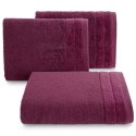 Ręcznik Damla 50x90 amarantowy 500g/m2 frotte Eurofirany Ręcznik Damla 50x90 amarantowy 500g/m2 frotte Eurofirany