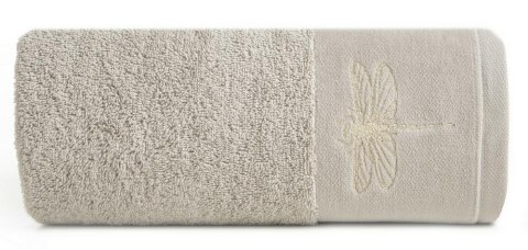 Ręcznik Lori 1 50x90 beżowy ważka 485g/m2 frotte Eurofirany Ręcznik Lori 1 50x90 beżowy ważka 485g/m2 frotte Eurofirany