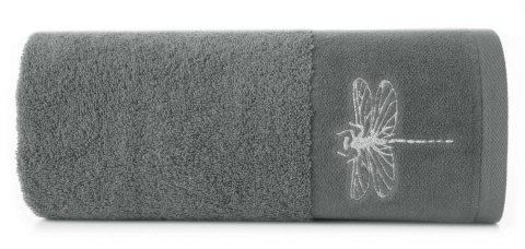 Ręcznik Lori 1 50x90 stalowy ważka 485g/m2 frotte Eurofirany Ręcznik Lori 1 50x90 stalowy ważka 485g/m2 frotte Eurofirany