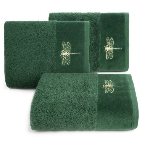 Ręcznik Lori 1 50x90 zielony ważka 485g/m2 frotte Eurofirany Ręcznik Lori 1 50x90 zielony ważka 485g/m2 frotte Eurofirany
