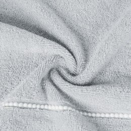 Ręcznik Mari 30x50 srebrny 500g/m2 frotte Eurofirany