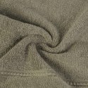 Ręcznik Mari 50x90 brązowy jasny 500g/m2 frotte Eurofirany