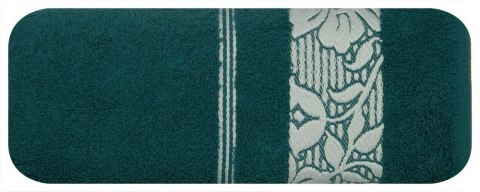 Ręcznik Sylwia 70x140 turkusowy 500g/m2 frotte Eurofirany