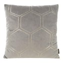Poszewka dekoracyjna 45x45 Blink 12B srebrna złota plaster miodu welurowa Eurofirany Poszewka dekoracyjna 45x45 Blink 12B srebrna złota plaster miodu welurowa Eurofirany