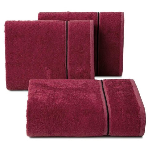 Ręcznik Bambo 50x90 czerwony bambusowy 500g/m2 frotte Eurofirany Ręcznik Bambo 50x90 czerwony bambusowy 500g/m2 frotte Eurofirany