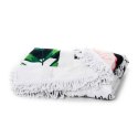 Ręcznik koc okrągły plażowy Boho 03 banany liście kwiaty 150 cm mikrofibra 250g/m2 flamingi Safe the date