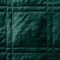Narzuta dekoracyjna 170x210 Kristin 2 miętowa ciemna welurowa geometryczna Eurofirany