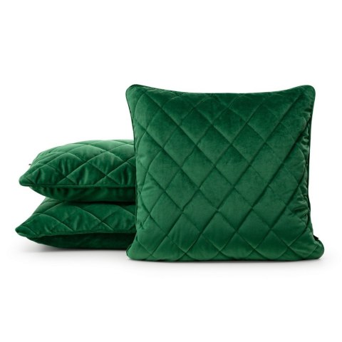 Poduszka dekoracyjna 50x50 Velvet 28 G zielona ciemna welurowa geometryczna Eurofirany Poduszka dekoracyjna 50x50 Velvet 28 G zielona ciemna welurowa geometryczna Eurofirany