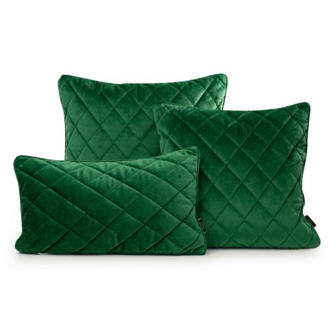 Poduszka dekoracyjna 50x50 Velvet 28 G zielona ciemna welurowa geometryczna Eurofirany Poduszka dekoracyjna 50x50 Velvet 28 G zielona ciemna welurowa geometryczna Eurofirany