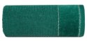 Ręcznik Glory 2 50x90 zielony ciemny z welurową bordiurą i srebrną nicią 500g/m2 frotte Eurofirany Ręcznik Glory 2 50x90 zielony ciemny z welurową bordiurą i srebrną nicią 500g/m2 frotte Eurofirany