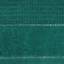 Ręcznik Glory 2 50x90 zielony ciemny z welurową bordiurą i srebrną nicią 500g/m2 frotte Eurofirany Ręcznik Glory 2 50x90 zielony ciemny z welurową bordiurą i srebrną nicią 500g/m2 frotte Eurofirany
