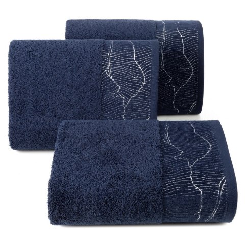 Ręcznik Metalic 30x50 granatowy 485g/m2 frotte Eurofirany Ręcznik Metalic 30x50 granatowy 485g/m2 frotte Eurofirany