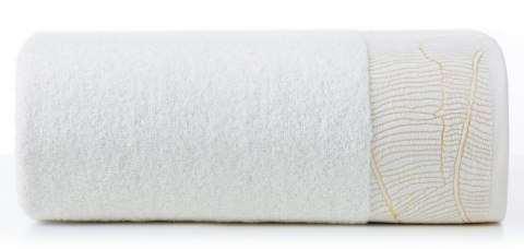 Ręcznik Metalic 30x50 kremowy 485g/m2 frotte Eurofirany Ręcznik Metalic 30x50 kremowy 485g/m2 frotte Eurofirany