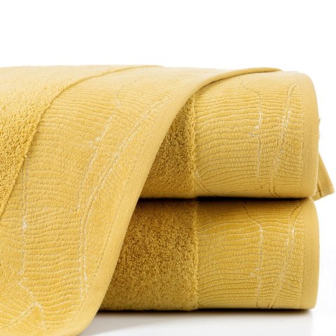 Ręcznik Metalic 30x50 musztardowy 485g/m2 frotte Eurofirany Ręcznik Metalic 30x50 musztardowy 485g/m2 frotte Eurofirany