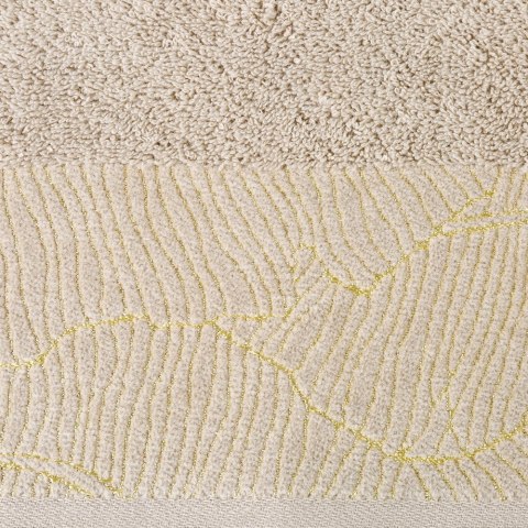Ręcznik Metalic 50x90 beżowy 485g/m2 frotte Eurofirany Ręcznik Metalic 50x90 beżowy 485g/m2 frotte Eurofirany