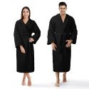 Szlafrok frotte Prestiż L/XL czarny bawełniany hotelowy 450g/m2 Szlafrok frotte Prestiż L/XL czarny bawełniany hotelowy 450g/m2