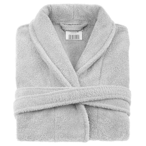 Szlafrok frotte Prestiż L/XL szary bawełniany hotelowy 450g/m2 Szlafrok frotte Prestiż L/XL szary bawełniany hotelowy 450g/m2