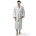 Szlafrok frotte Prestiż L/XL szary bawełniany hotelowy 450g/m2 Szlafrok frotte Prestiż L/XL szary bawełniany hotelowy 450g/m2